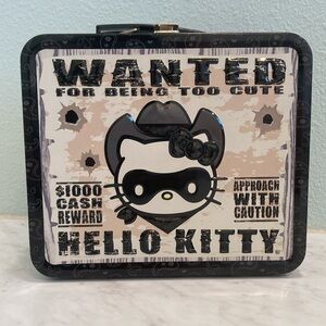 Hello Kitty Sanrio Loungefly Wanted Lunchbox Vintage 2011